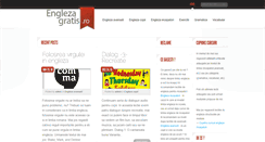 Desktop Screenshot of englezagratis.ro